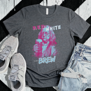 Modern Benjamin Franklin Red, White, and Brew T-Shirt