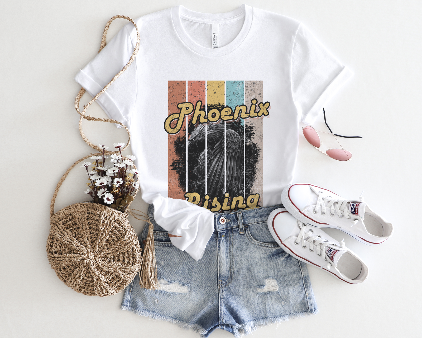 Legends & Lore Collection - Phoenix Rising Vintage Tee